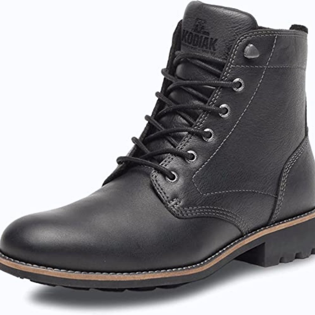 Kodiak Mens 14 In Clayburn Ankle Boot, Black, 7.5 Us